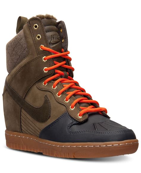 sky high nike dunks|Nike sky hi sneaker boots.